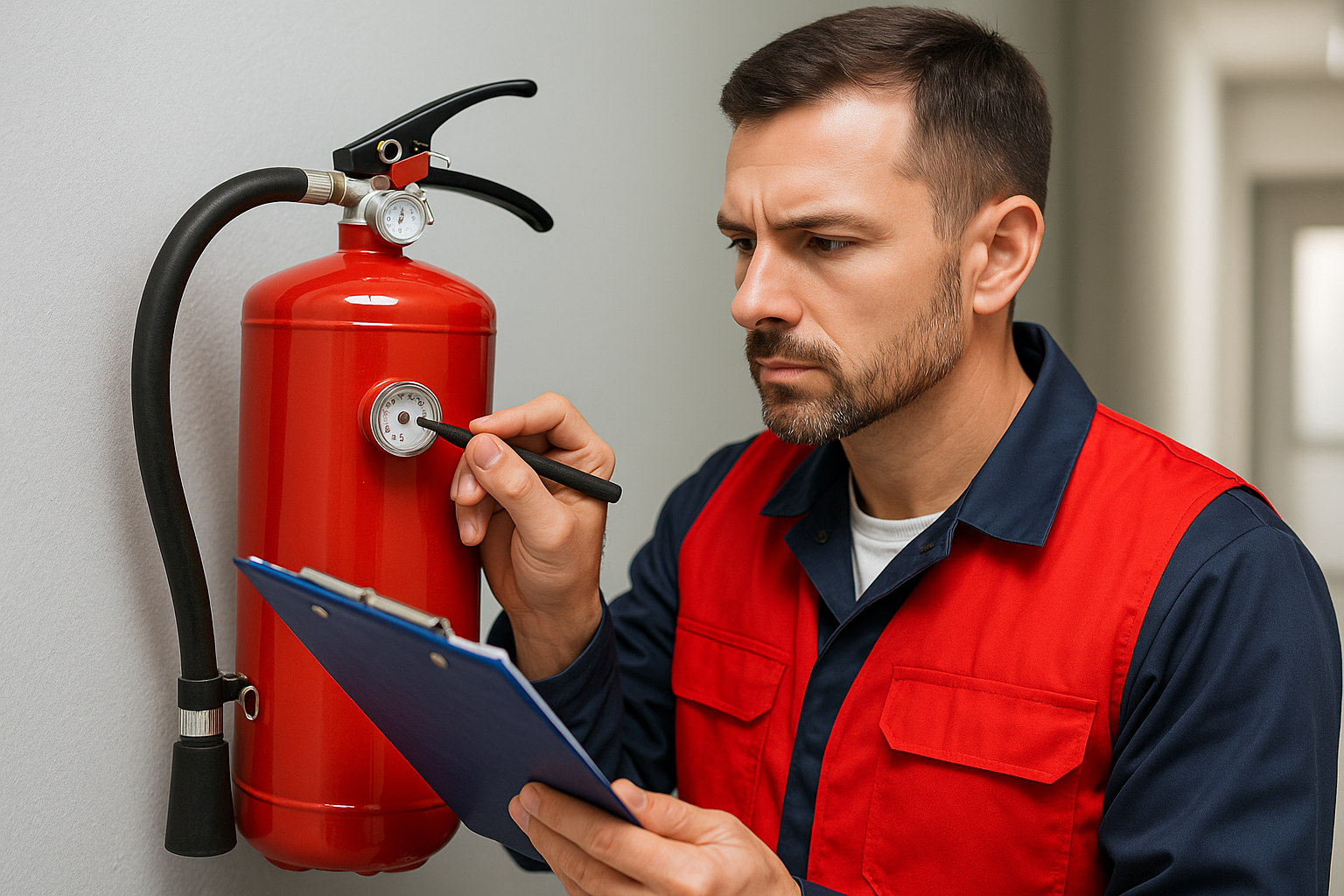 inspection sécurité incendie à Paris dans un local professionnel